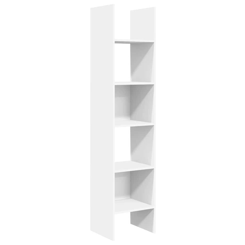 Book Cabinet White 40x35x180 cm Engineered Wood